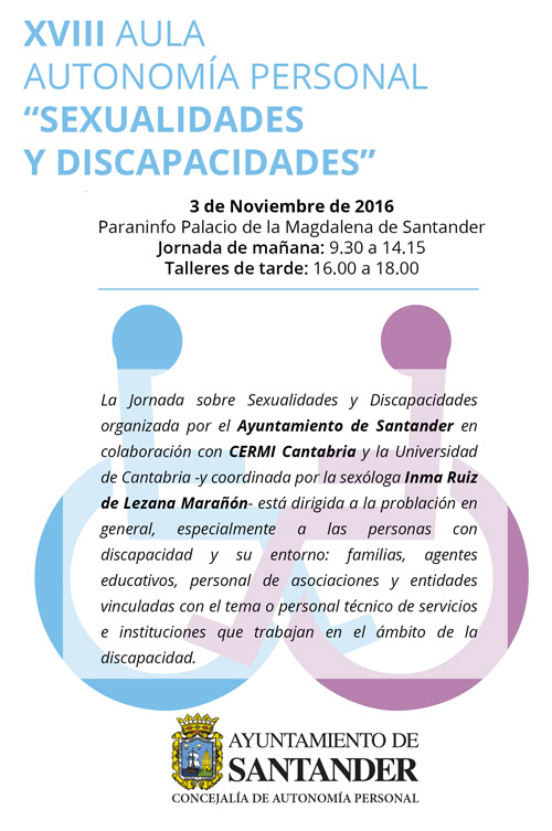 XVIII Aula Autonomía Personal "Sexualidades y Discapacidades